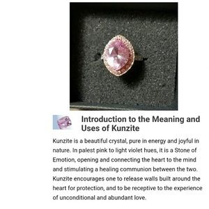 🔥SOLD🔥14K White Gold Kunzite Ring